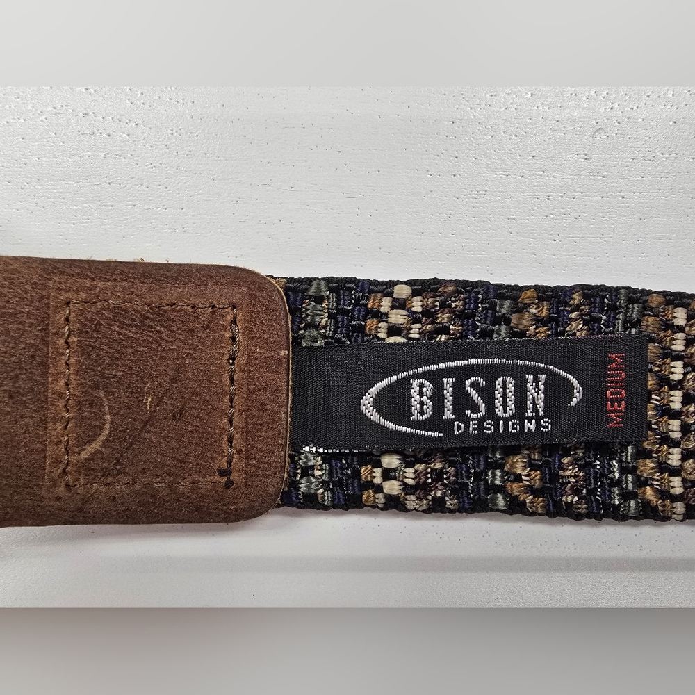 Bison Desings Multi-Colored Woven Belt - Picture 4 of 6